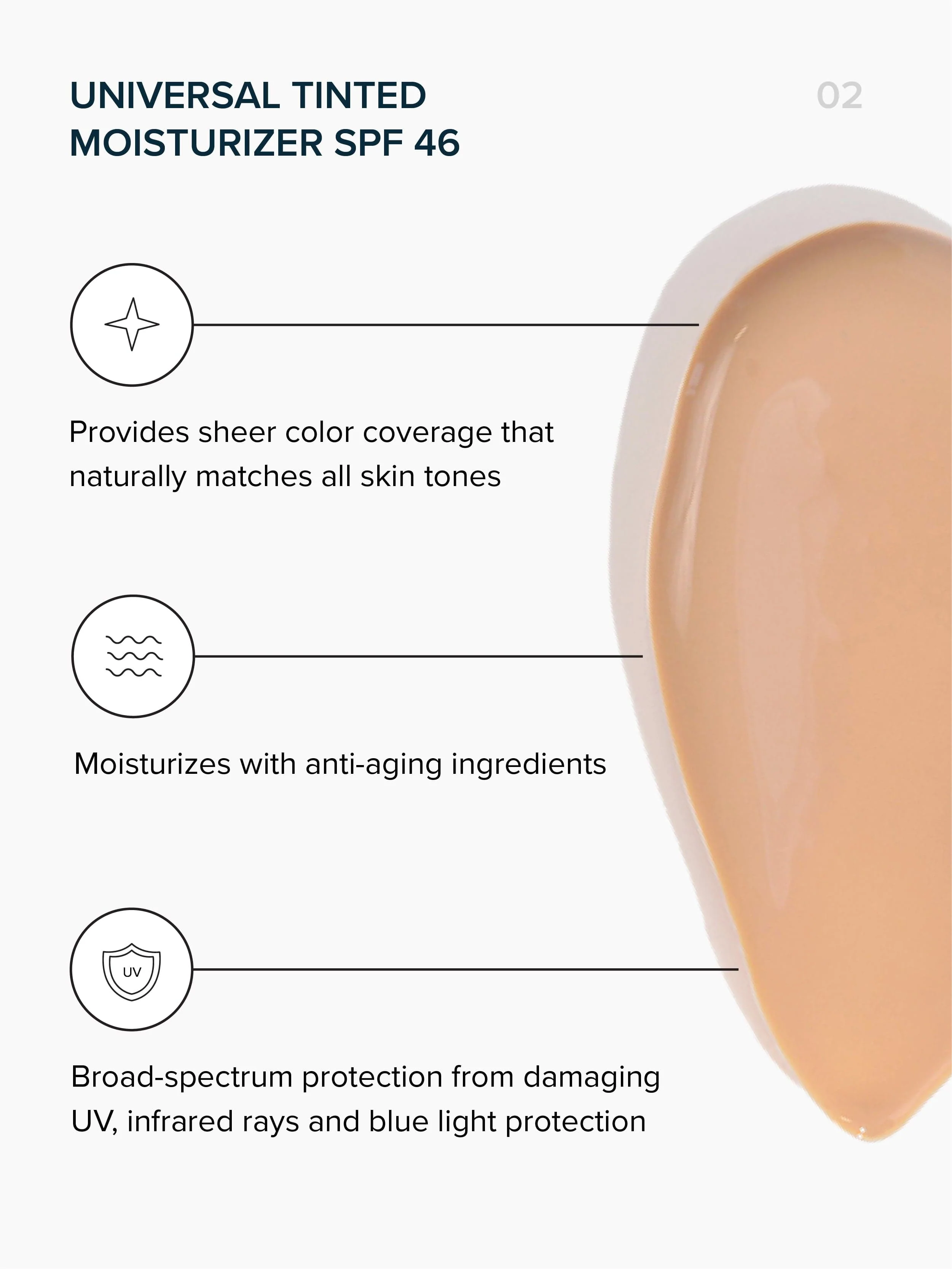 The Core3™ - Universal Tinted Moisturizer SPF 46 - Image 4